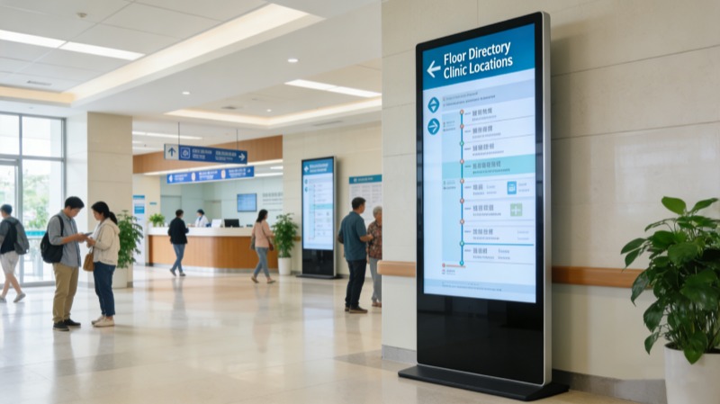 Outpatient Clinic Wayfinding Display Systems | FVASEE Healthcare